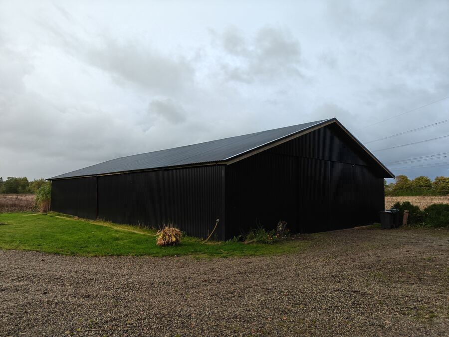 Hallen set fra hjørnet